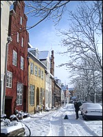 Huserfront an der Trave